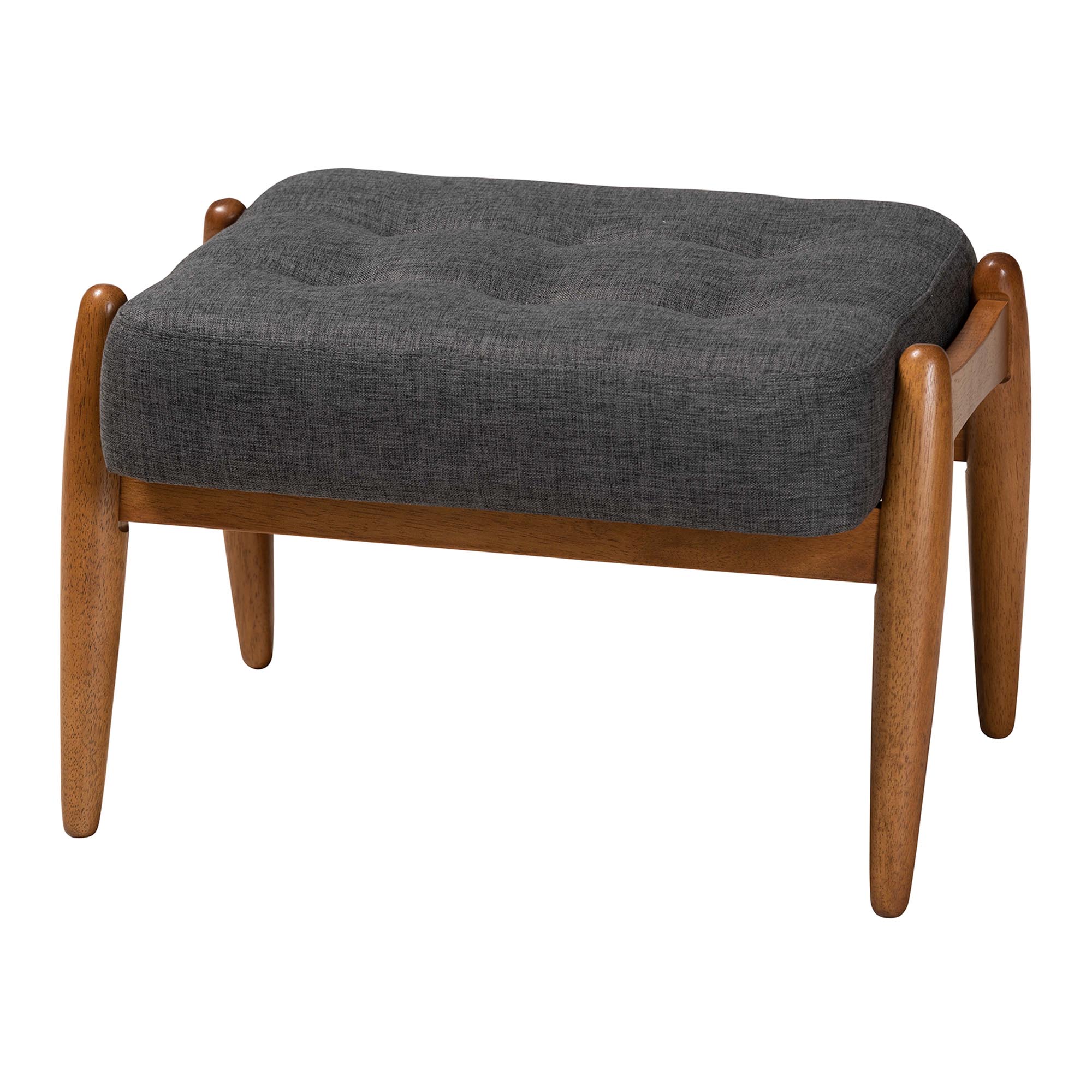 Dark deals wood ottoman